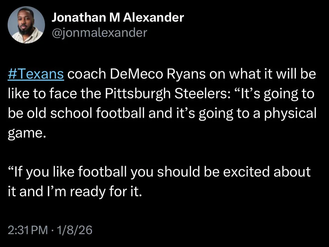 Texans vs Steelers playoff matchup