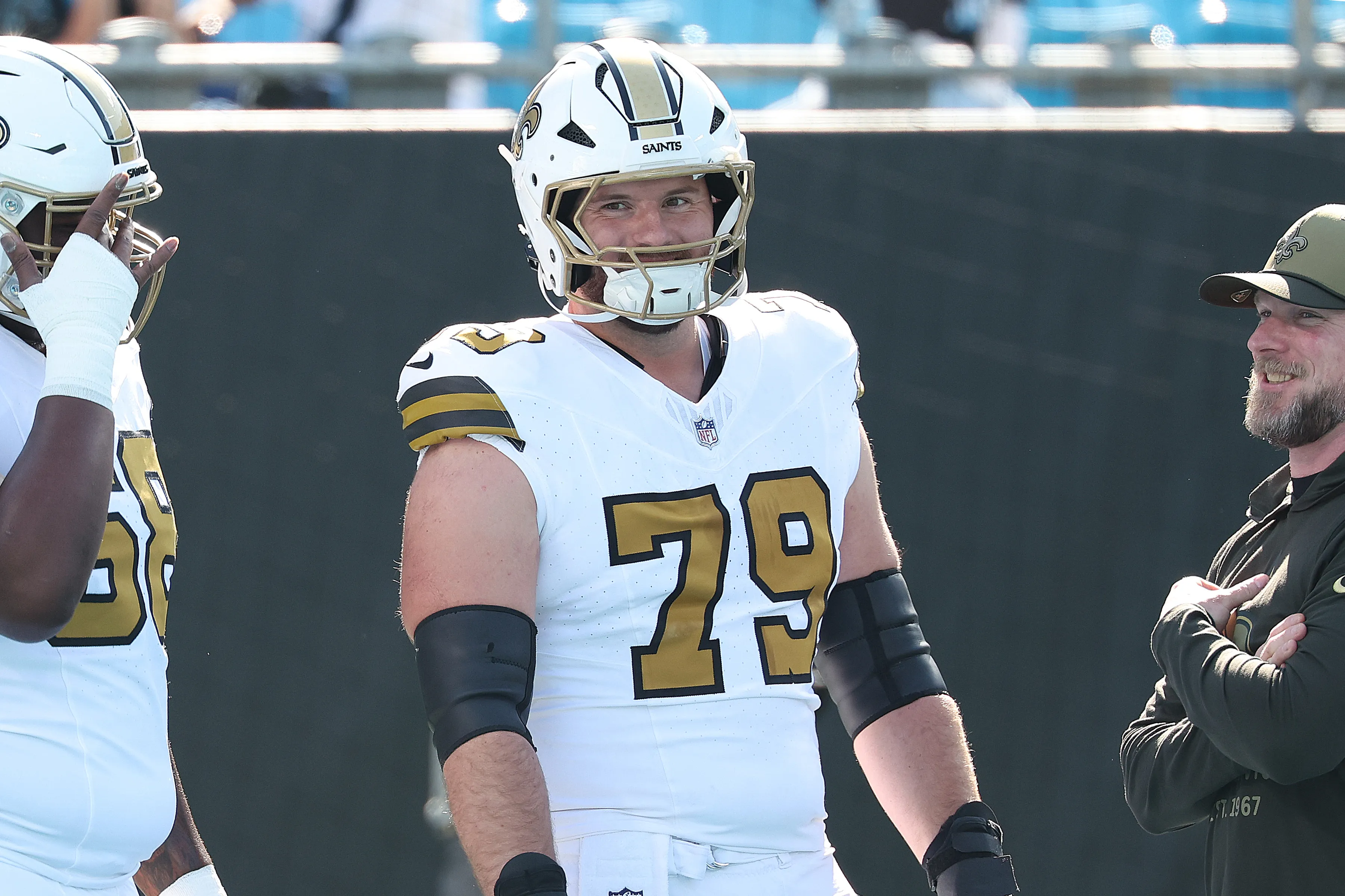 Luke Fortner at practice